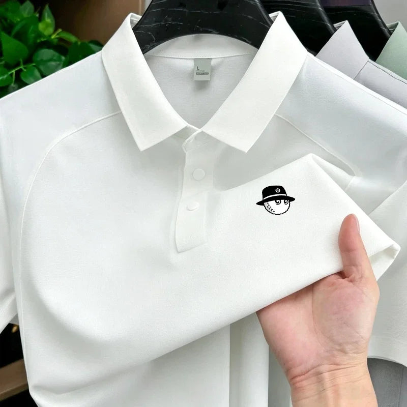 Patchwork Golf Polo Shirt