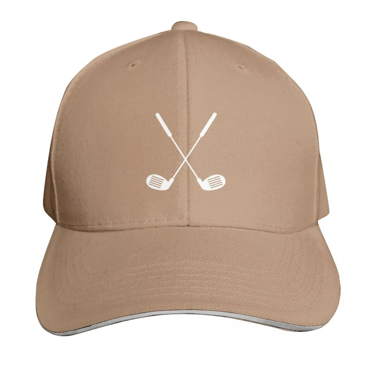 Crossed Golf Clubs Hat