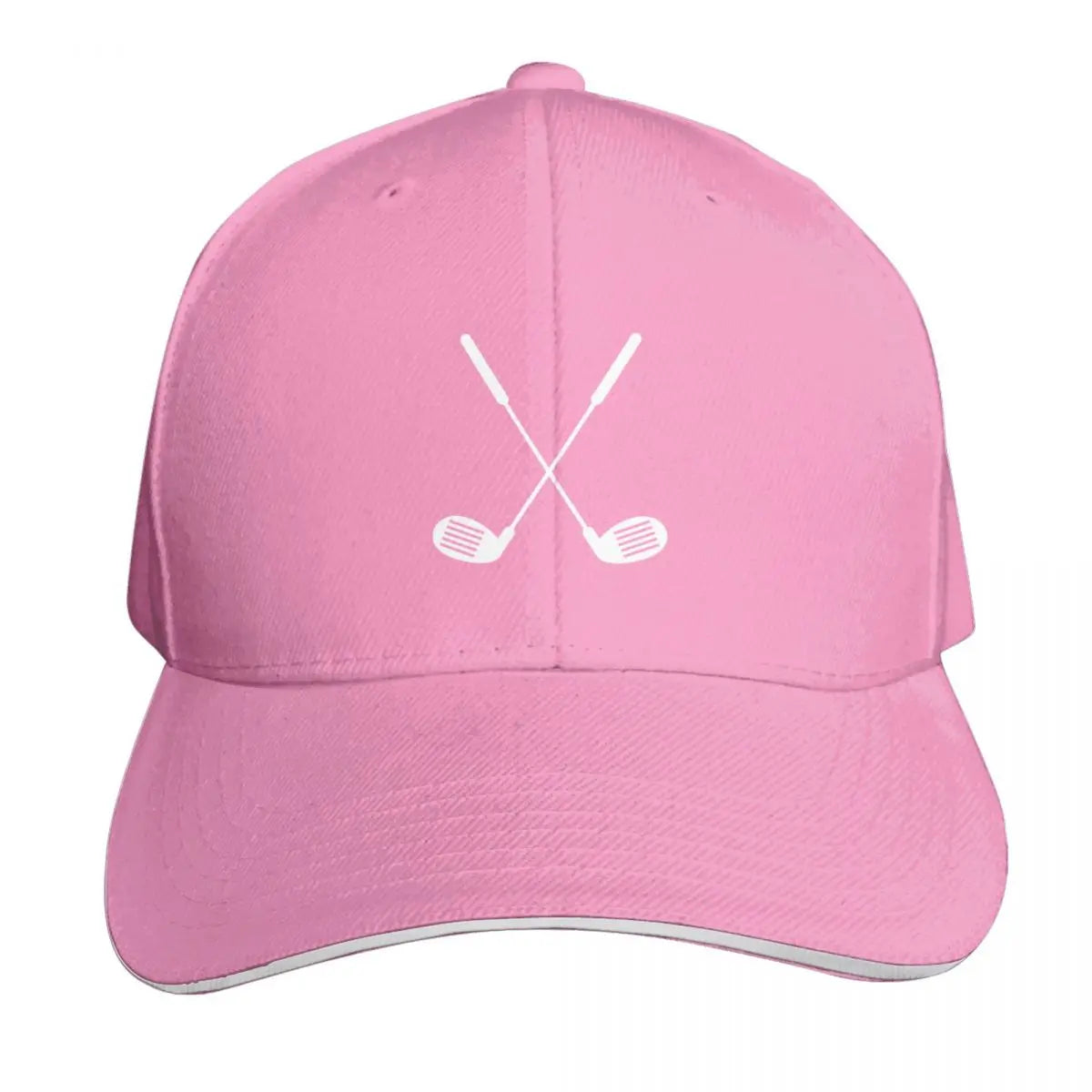 Crossed Golf Clubs Hat