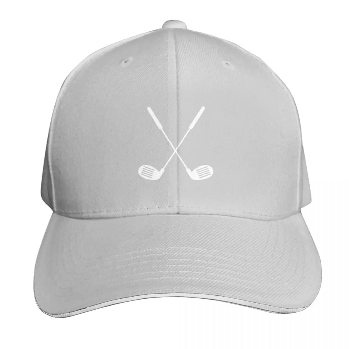 Crossed Golf Clubs Hat