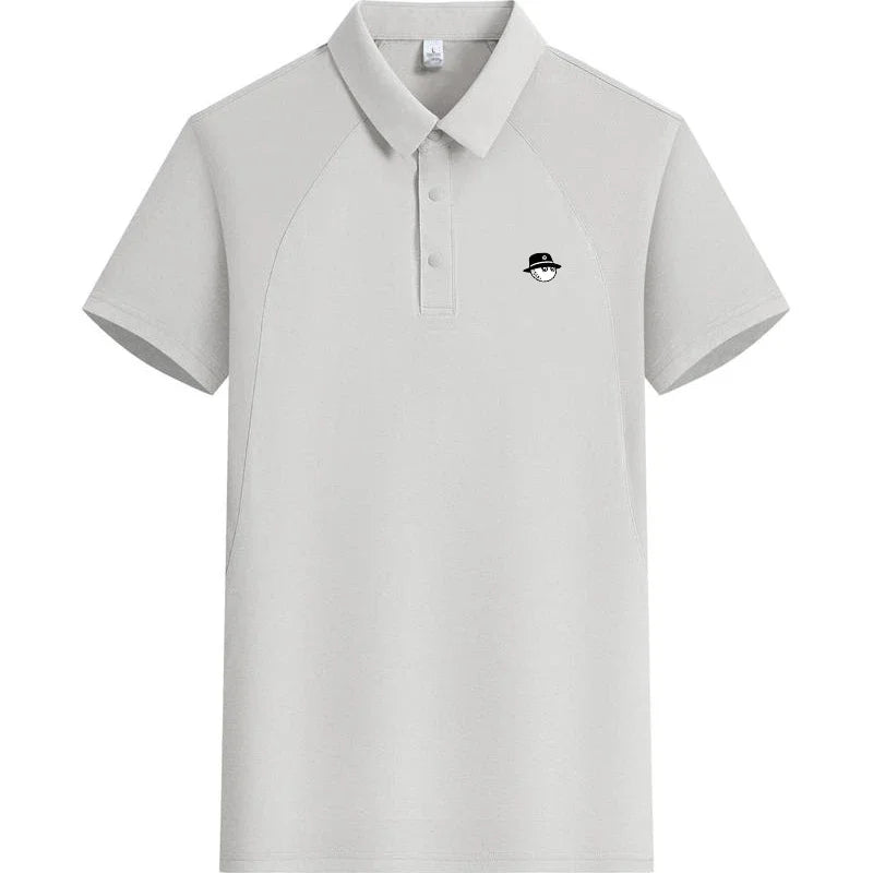 Patchwork Golf Polo Shirt
