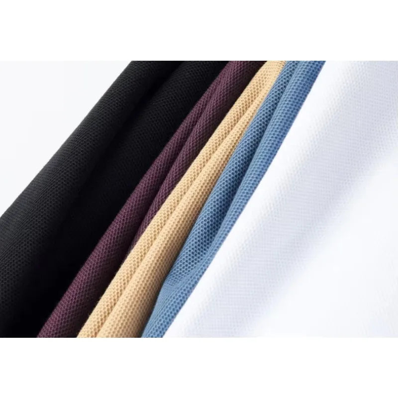 Solid Color Golf Polo Shirt