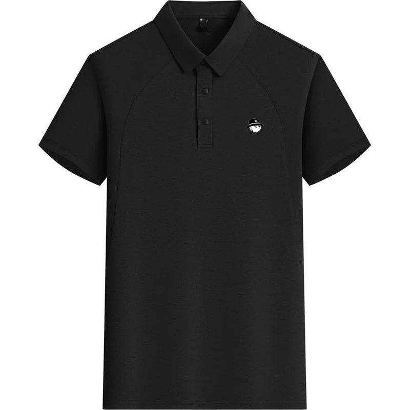 Patchwork Golf Polo Shirt