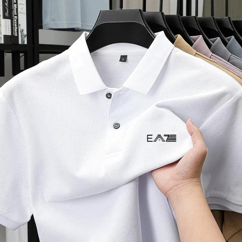 Solid Color Golf Polo Shirt