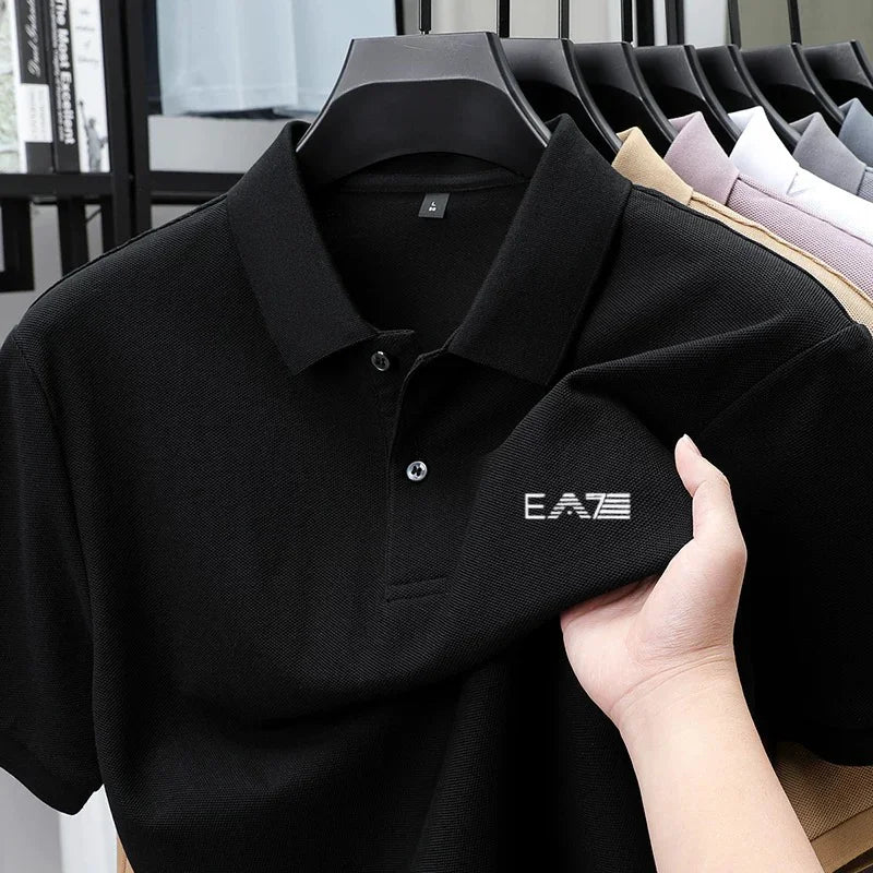 Solid Color Golf Polo Shirt