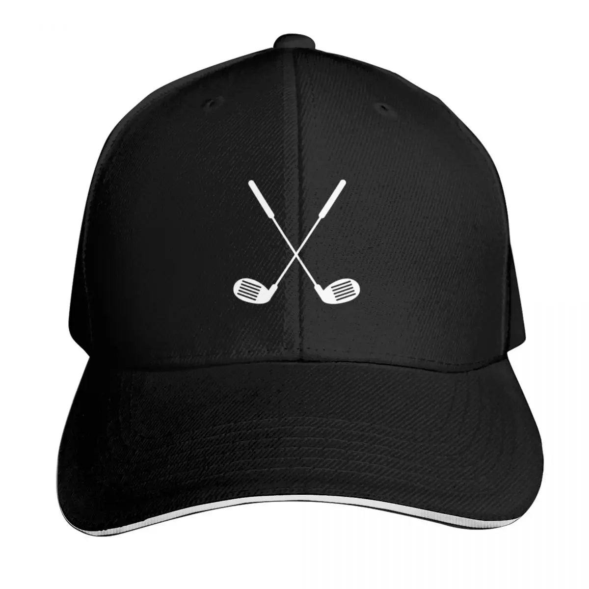 Crossed Golf Clubs Hat