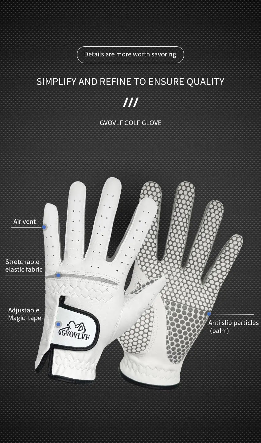 Leather Golf Glove