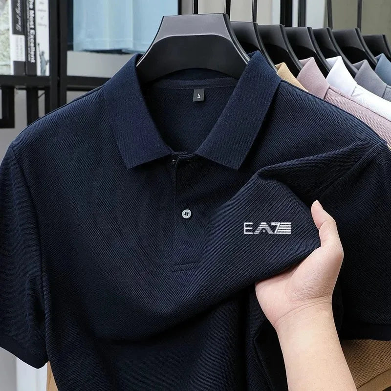 Solid Color Golf Polo Shirt