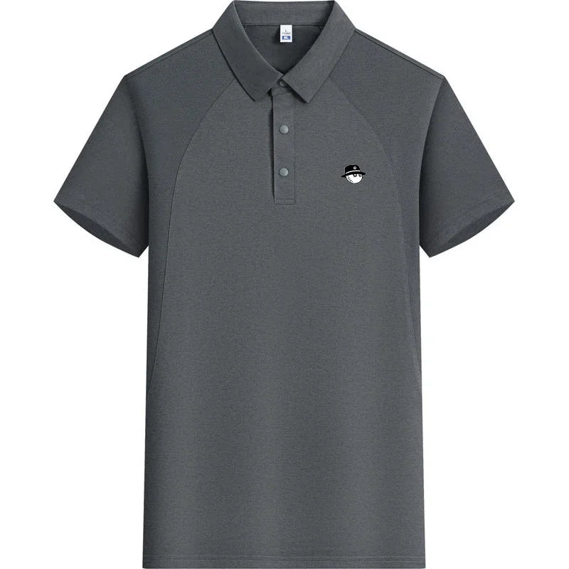 Patchwork Golf Polo Shirt