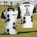 Stripe Grid Golf Polo Shirt