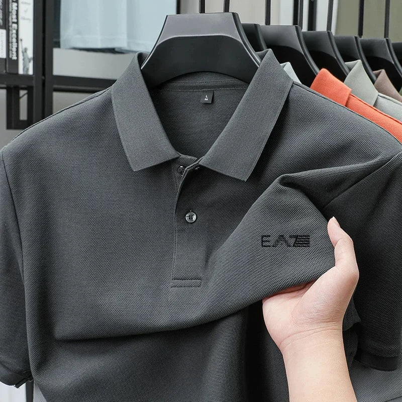 Solid Color Golf Polo Shirt