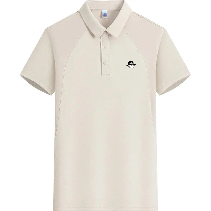 Patchwork Golf Polo Shirt