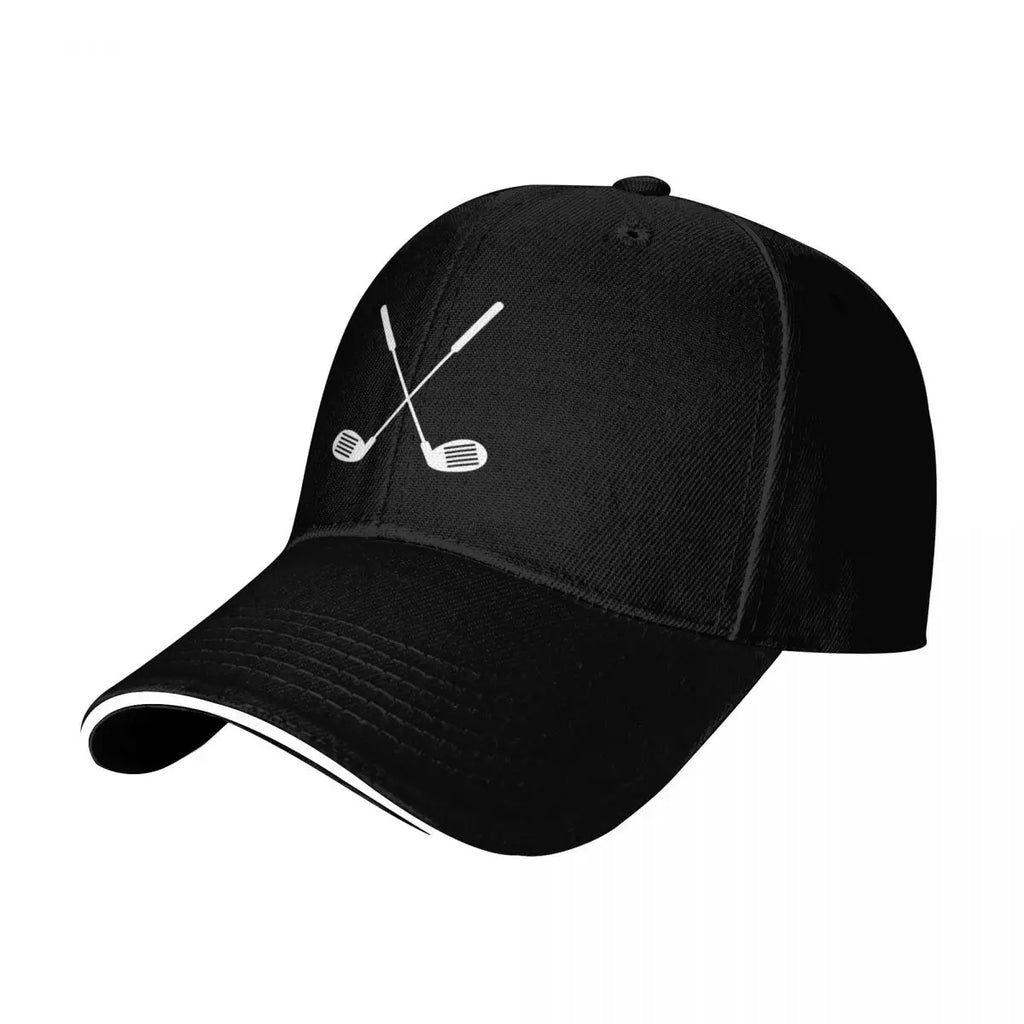 Crossed Golf Clubs Hat