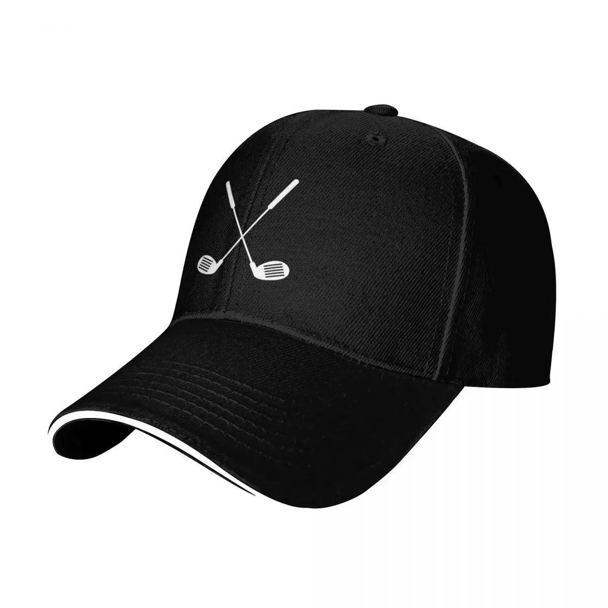 Crossed Golf Clubs Hat