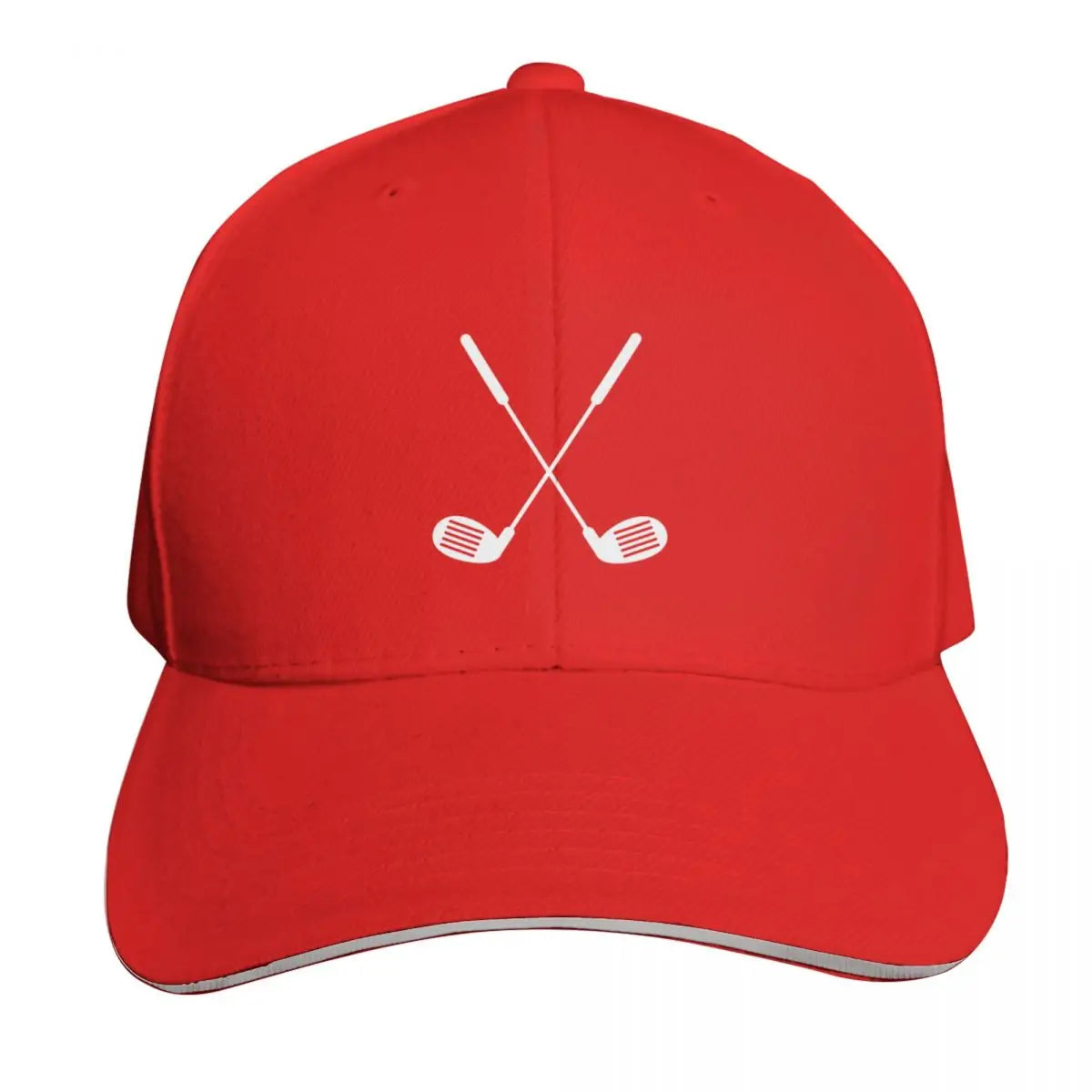 Crossed Golf Clubs Hat