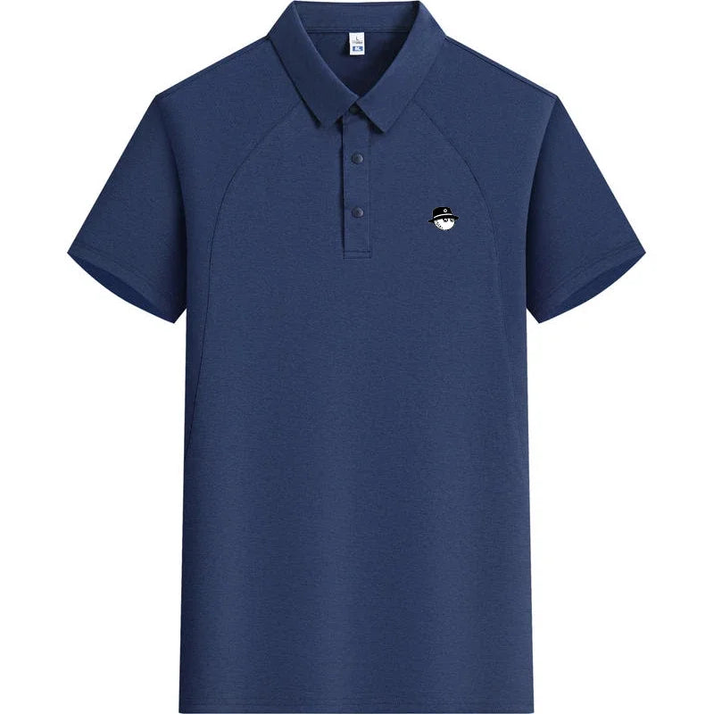 Patchwork Golf Polo Shirt